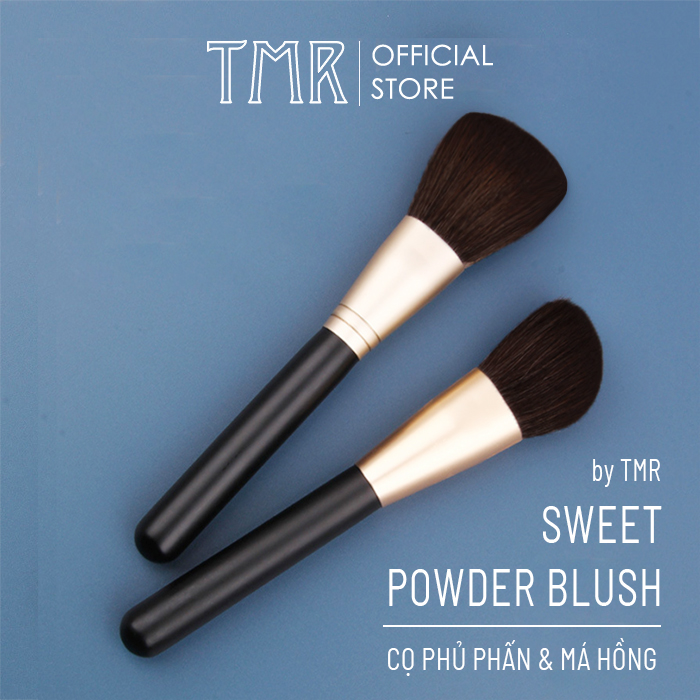 Cọ Sweet Powder Brush TMR chính hãng , Cọ Trang Điểm Má, Cọ Khối, Cọ Phủ Phấn , Makeup cơ bản với nhiều phong cách cùng