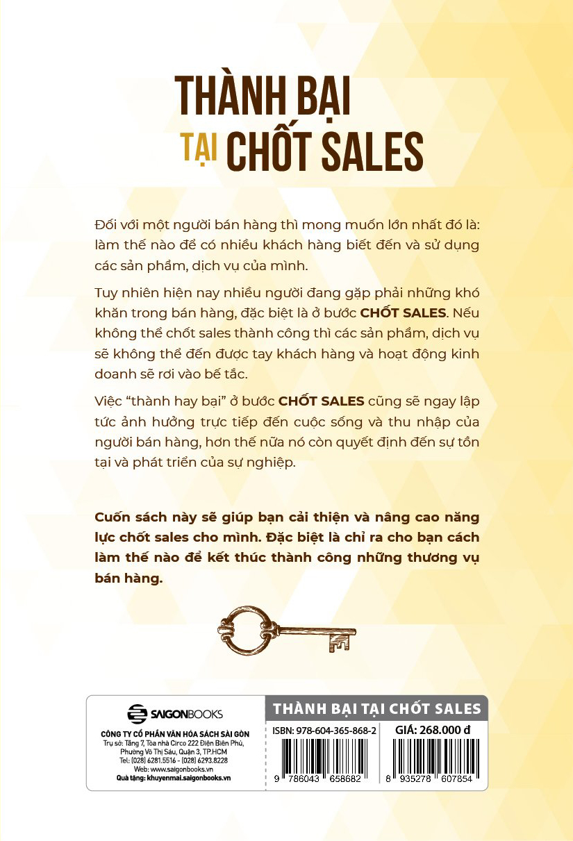 Thành bại tại chốt sales - Tác giả Jack Phan