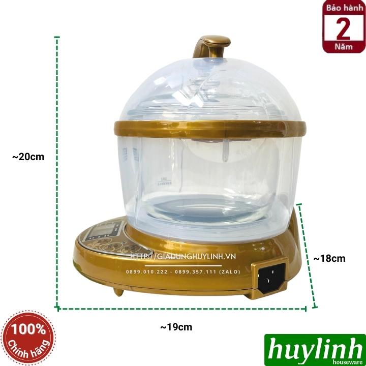 Nồi chưng yến, nấu cháo chậm thố thuỷ tinh Bennix BN-07SLC - Dung tích 0.7 lít - Hàng chính hãng