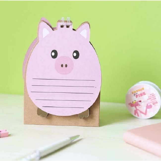 Lịch để bàn Pink pig  2019