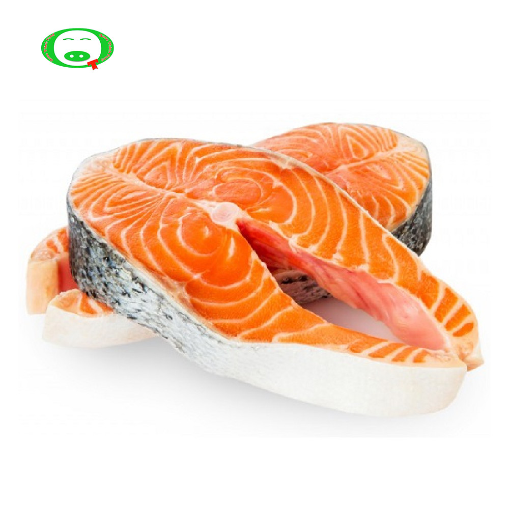 - Cá hồi đông lạnh cắt khúc 500g