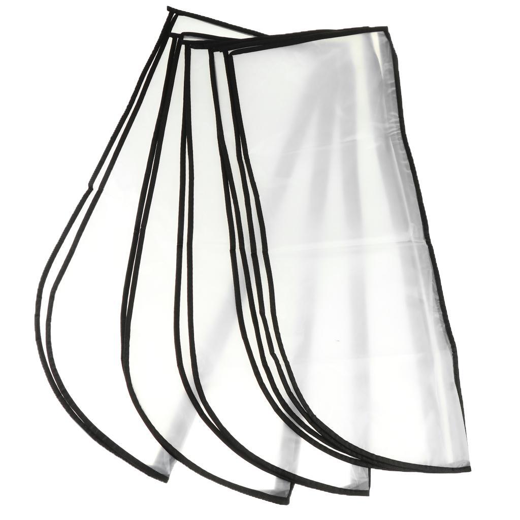 Clothing Dust Cover Transparent Waterproof Coat Storage  60x80cm