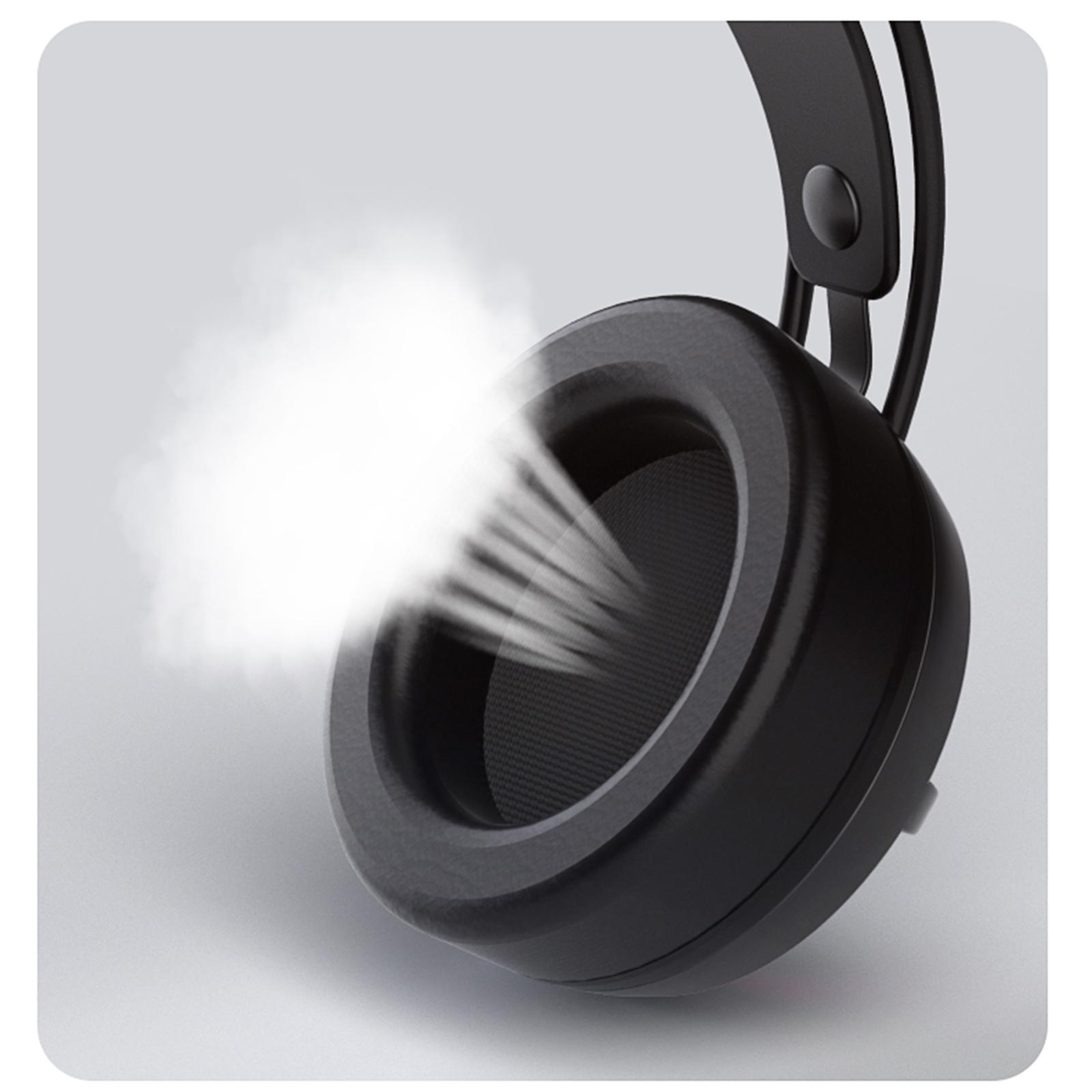 PC Gaming Headset with Microphone 7.1 Surround Sound Wired Over Ear USB Computer Gaming Headset Headphone with Detachable Mic and LED Light for Laptop
