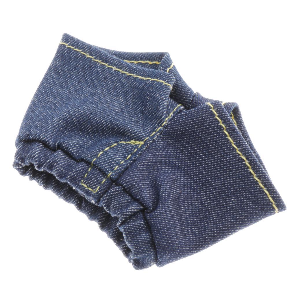 2x Doll Pants And Long Sleeve Sweatshirt Doll Outfits for 1/6 Blythe Dolls