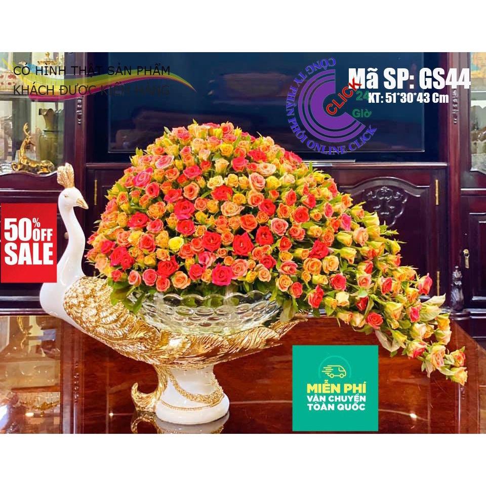 Bình Hoa Đẹp Hình Chim Công Siêu Quý Phái Độc Lạ - Hàng Cao Cấp
