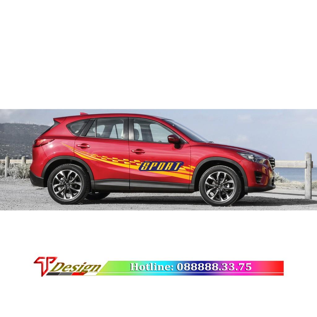 Tem dán sườn xe, tem xe oto, decal dành cho xe Vios WRAP 34, KT 244x30cm