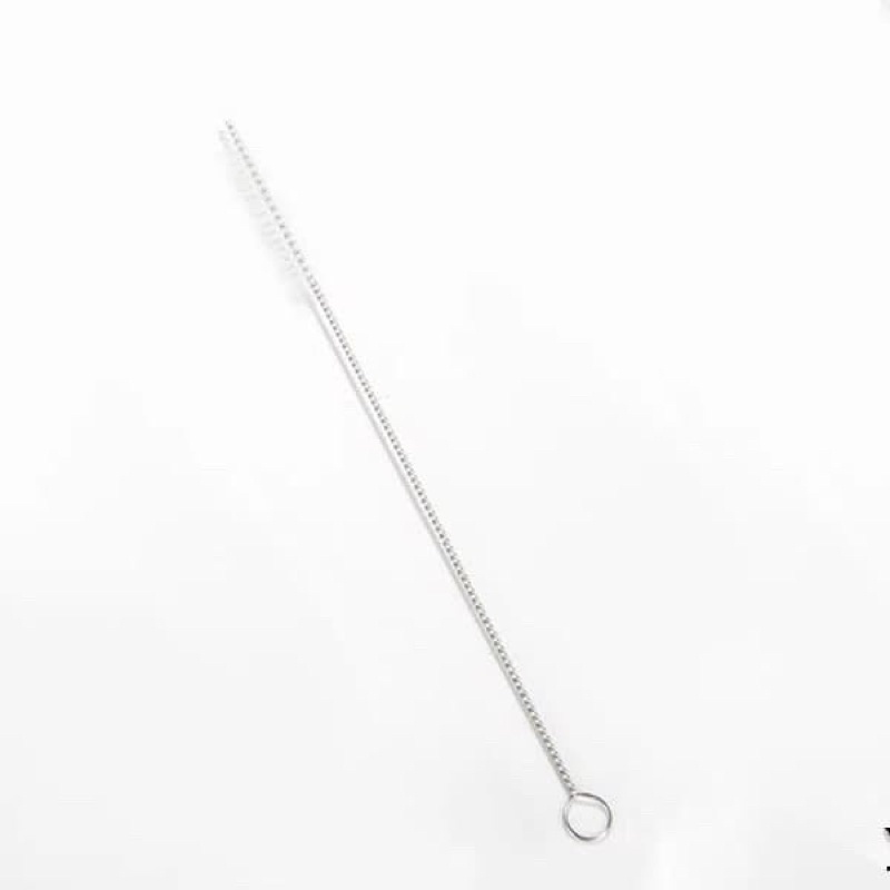 Set 3 Món Gồm 2 Ống Hút Và 1 Cọ Rửa Thép Không Rỉ Sus 304 Tiện Dụng