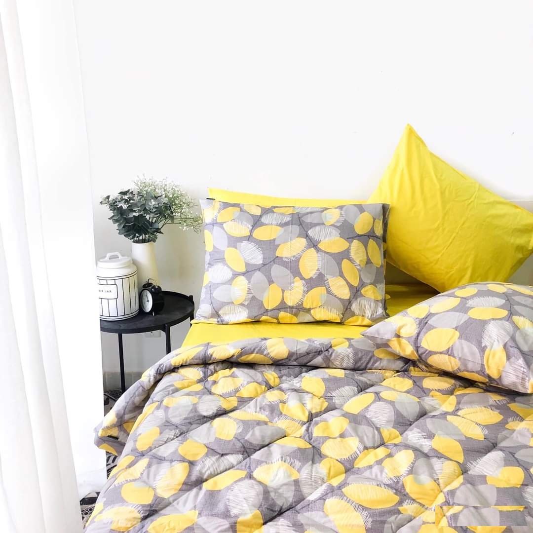 Bộ Ga Gối Vải Cotton Hàn Quốc Mịn Mát
