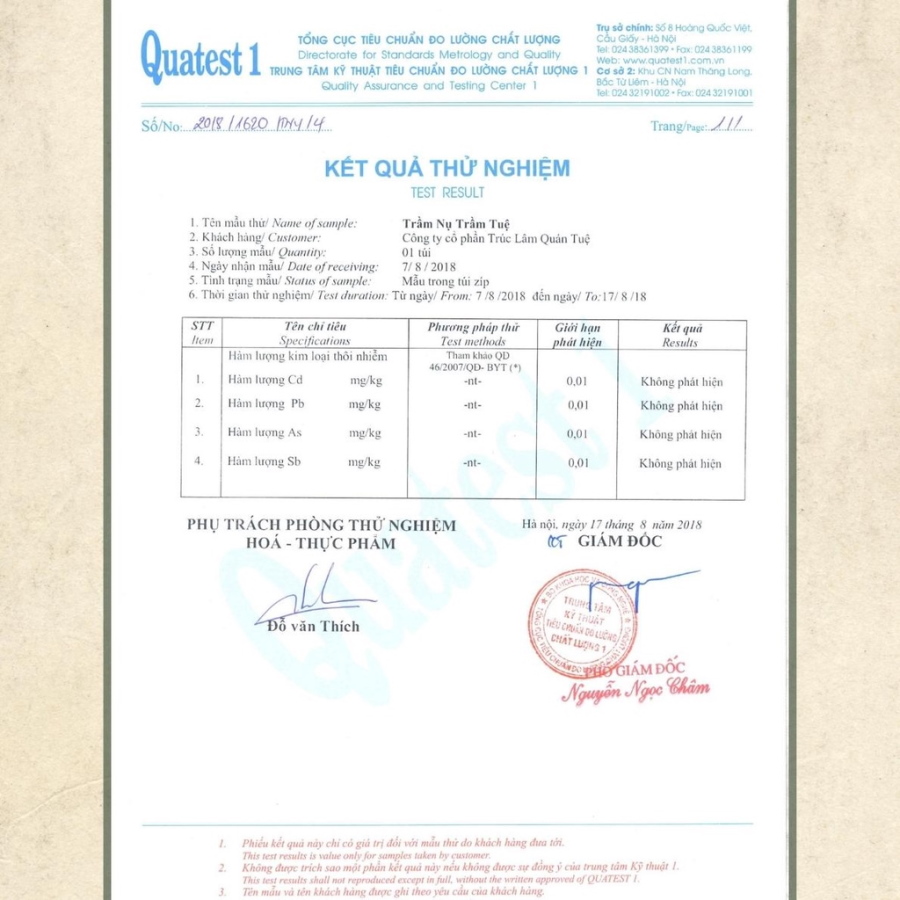 Nụ trầm Trầm Tuệ khói ngược