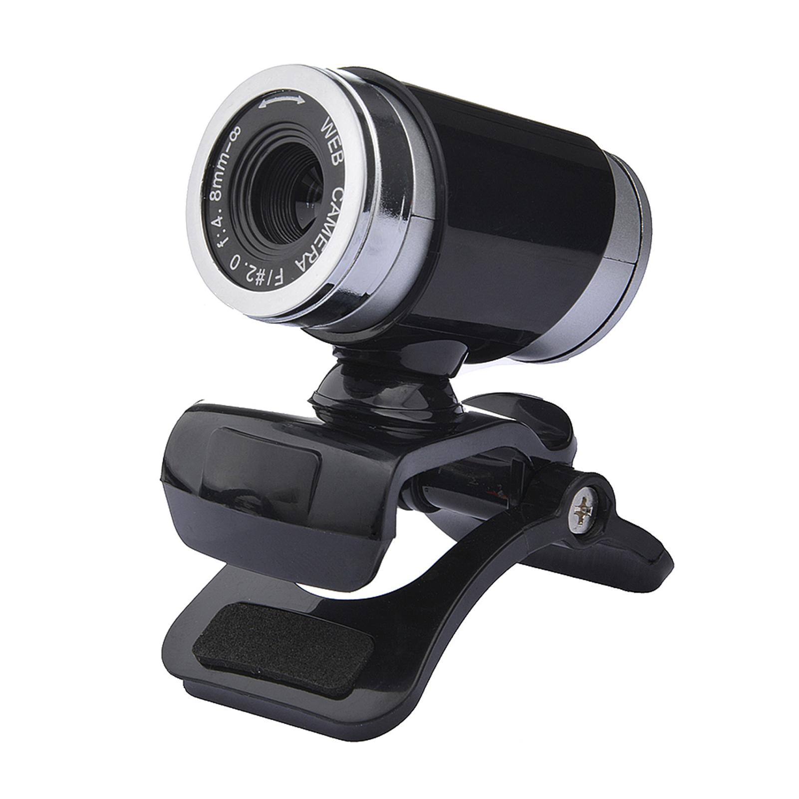 Web Cam có mic xoay 360 độ dành cho máy tính bàn/ laptop USB 2.0 0.3 Million Pixels HD