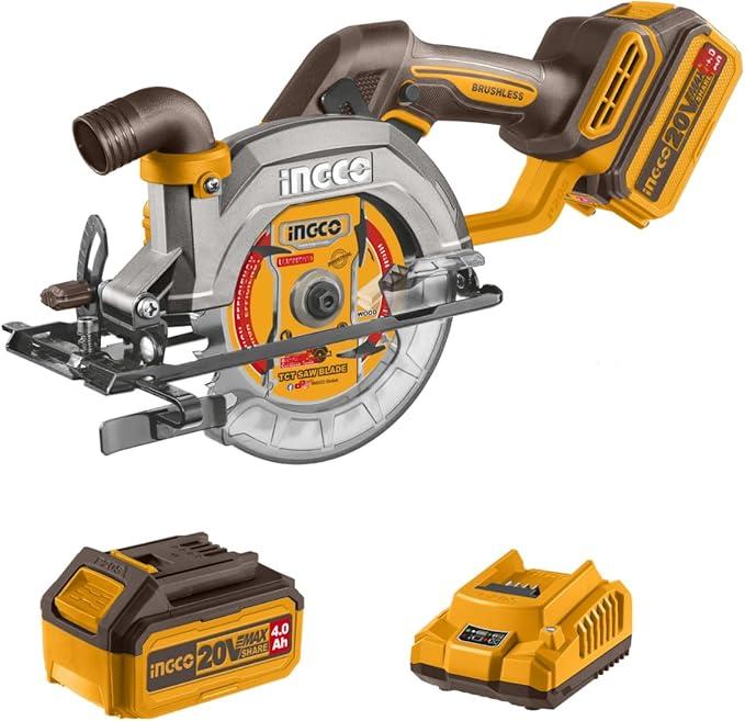 MÁY CƯA ĐĨA TRÒN DÙNG PIN 20V-140MM INGCO CSLI14021 - HÀNG CHÍNH HÃNG