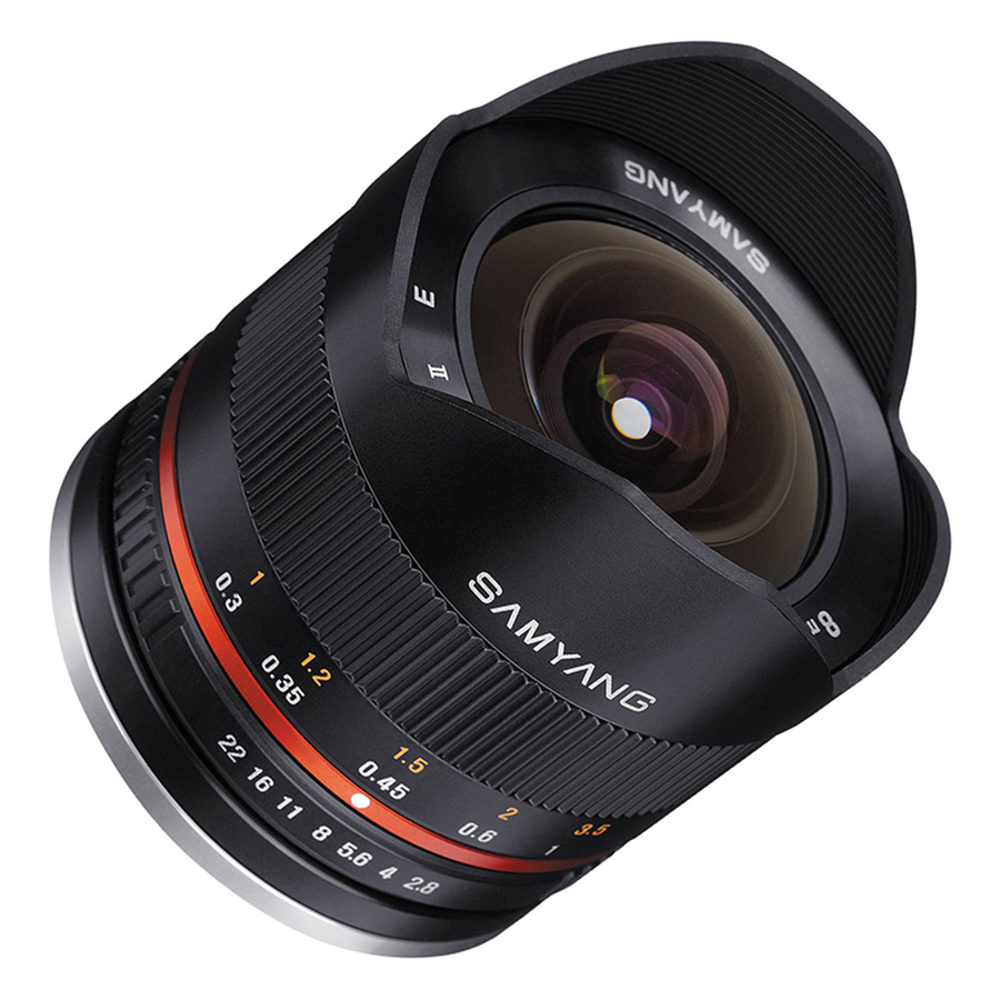 Ống Kính Samyang 8mm F2.8 Fisheye For Sony Nex - Hàng Chính Hãng