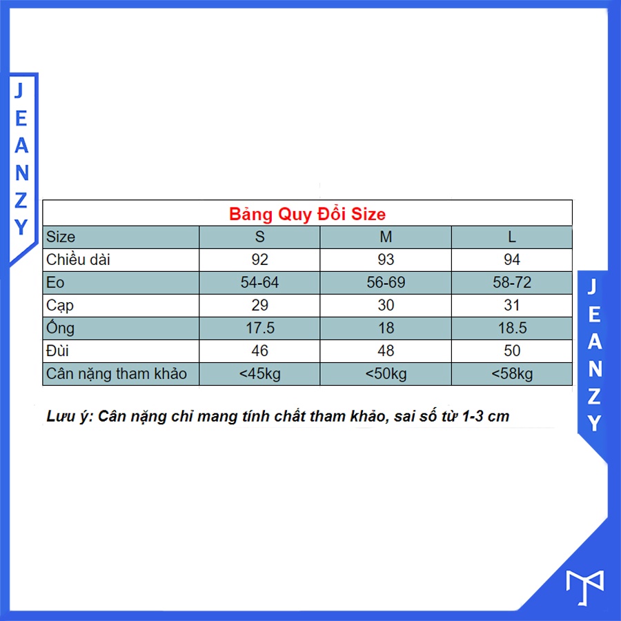 Quần jean ống đứng nữ lưng cao màu đen cắt gấu tua lai basic