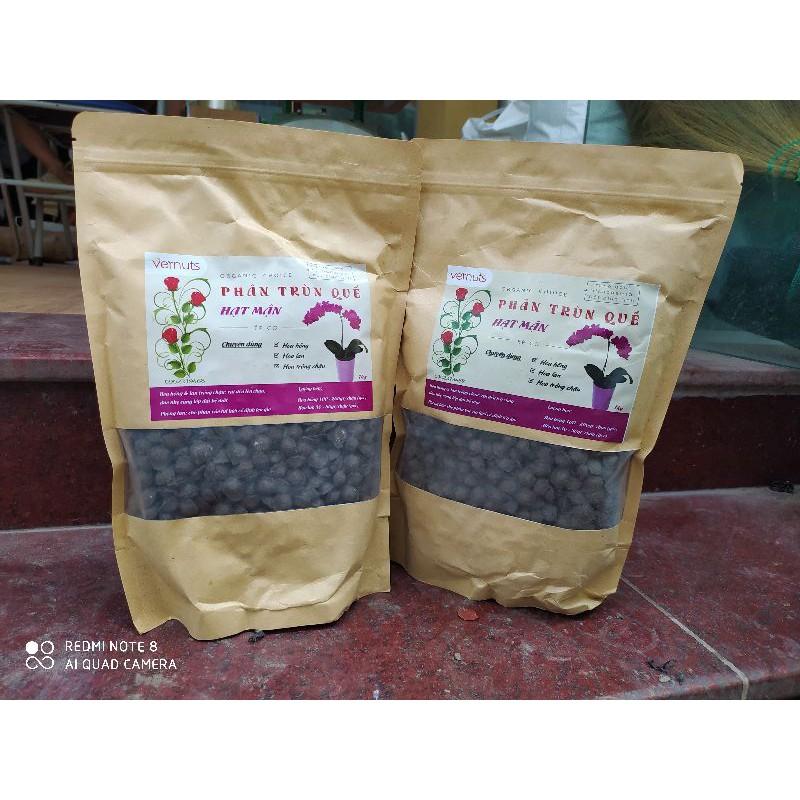 Phân trùn quế Hạt mận cao cấp Vernus 1kg