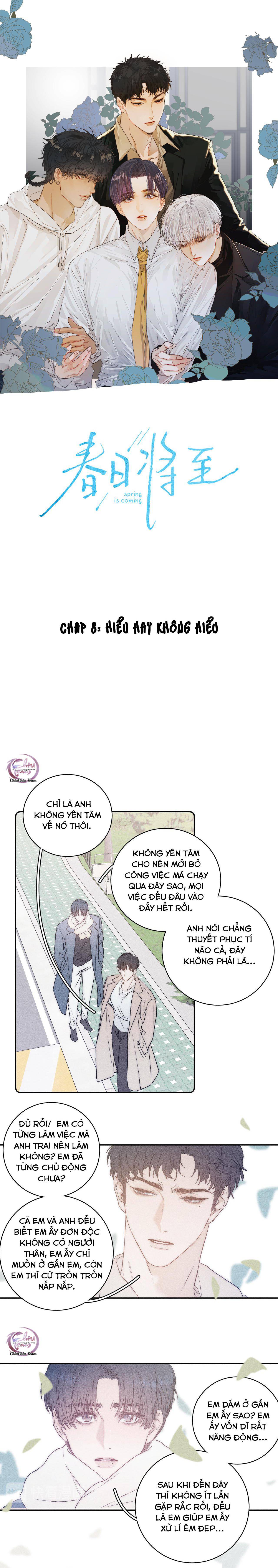 mùa xuân đang đến chapter 8 1