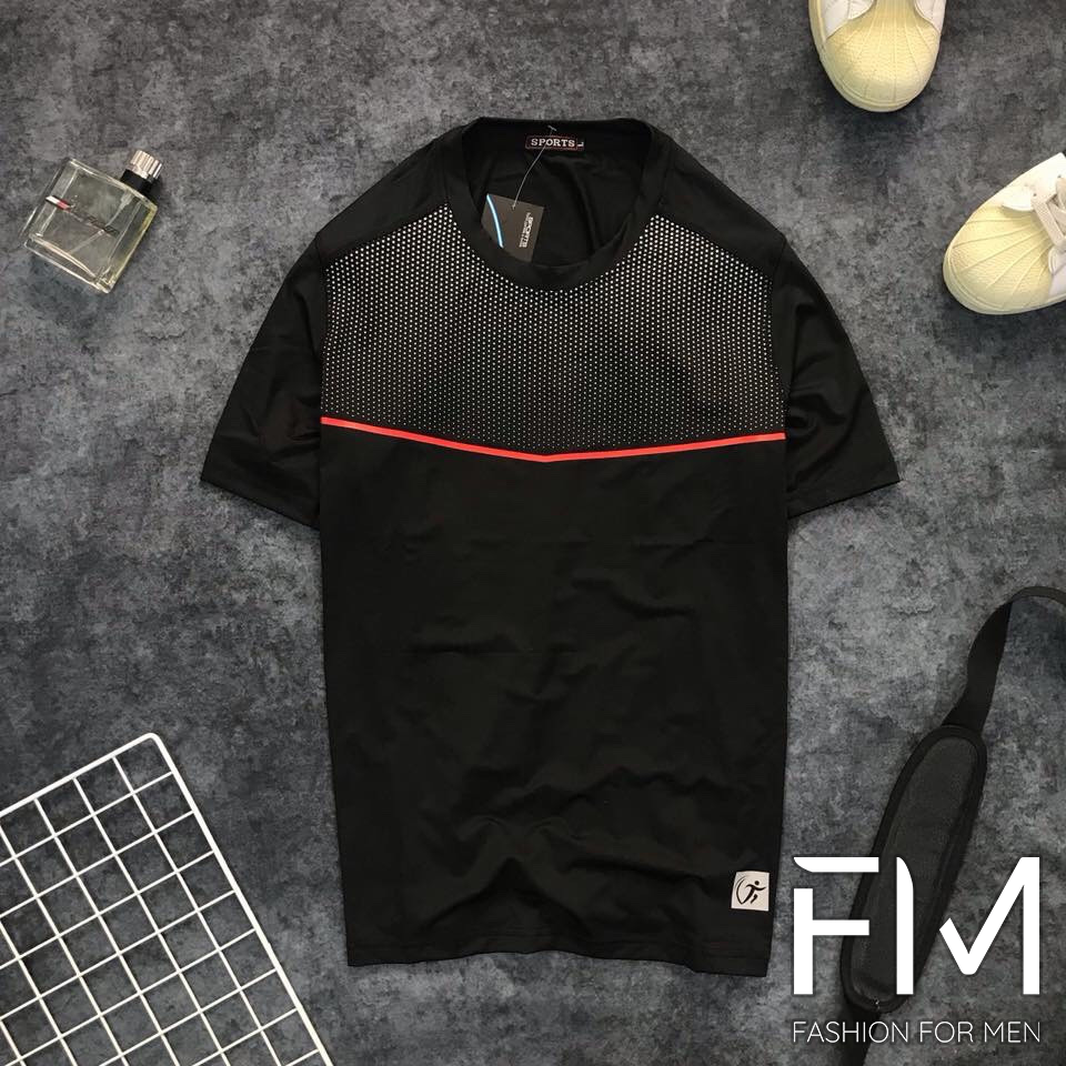 Áo thun nam cổ tròn tay ngắn, chất thun lạnh mềm mại, co giãn thoải mái – FORMEN SHOP – FMPS098