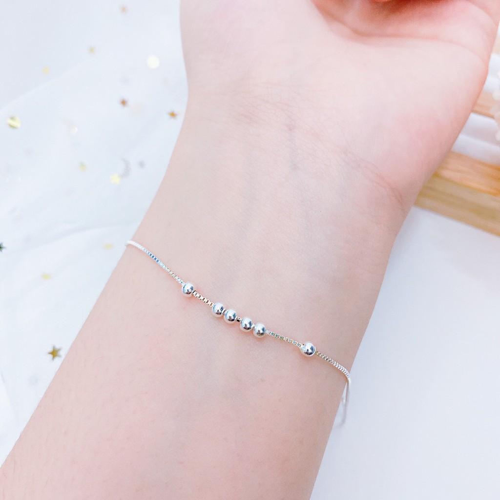 Lắc tay bibi silver - lắc tay s925 bạc cao cấp - lắc tay bi -