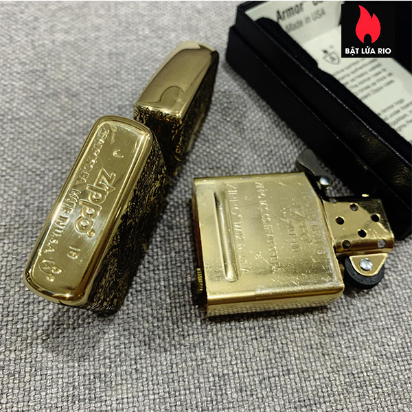 Bật Lửa Zippo Armor 168 Khắc Hình Phượng Hoàng 4 Mặt – Zippo 168.Ph4M