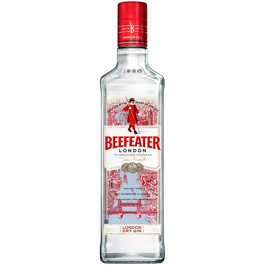 Rượu Gin Beefeater London 700ml 39% - 41% - Không Kèm Hộp