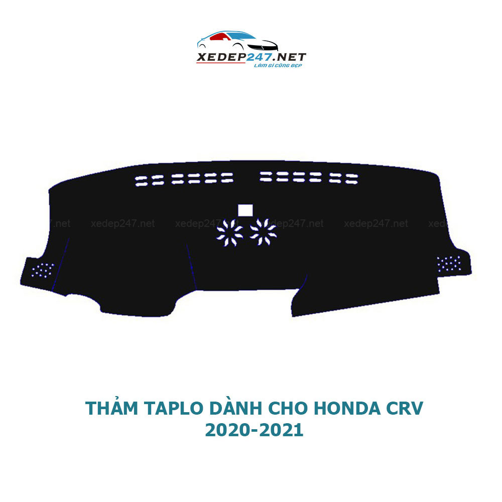 Thảm Taplo dành cho xe Honda CRV 2012 đến 2021 chất liệu Nhung, da Carbon, da vân gỗ