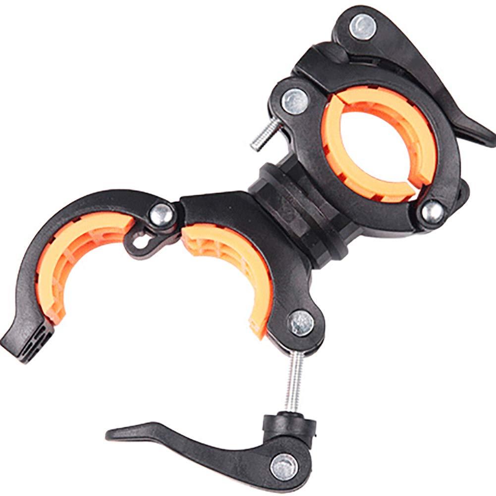 Phụ kiện chiếu sáng xe đạp, hỗ trợ ánh sáng xe đạp, hỗ trợ ánh sáng quay 360 ° - Cài đặt clip tay cầm phổ quát. Bike nhíp pocket đèn clip của tay lái.