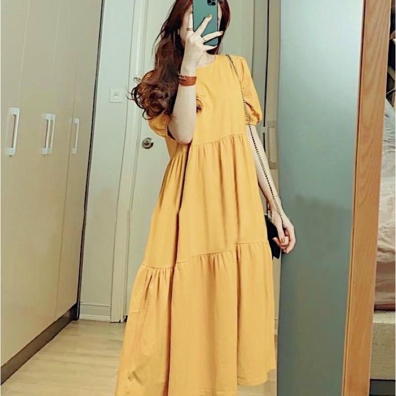 Đầm váy suông 3 tầng 2 màu