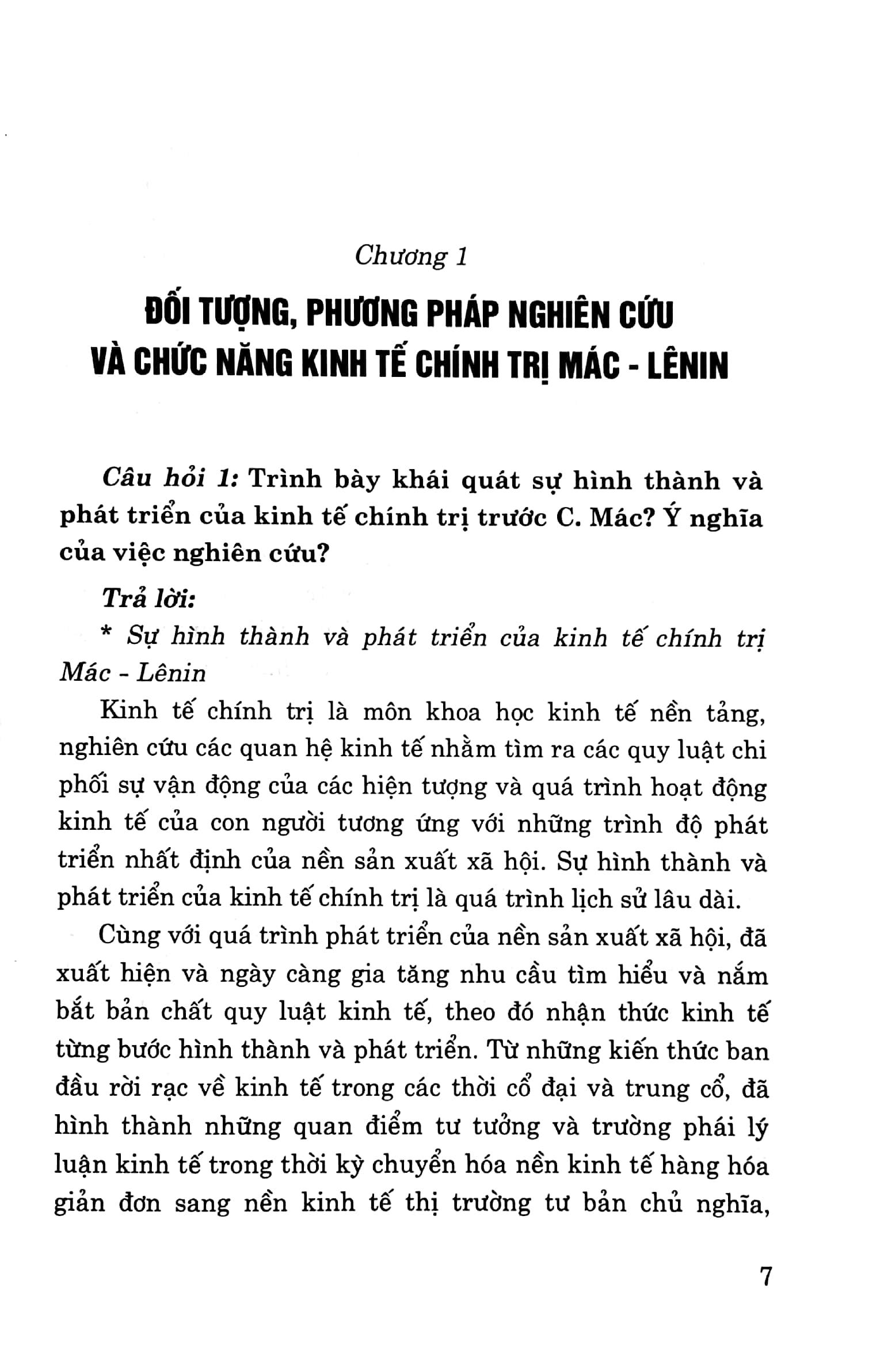 Hỏi - Đáp Môn Kinh Tế Chính Trị Mác - Lê Nin (Dành Cho Bậc Đại Học Hệ Chuyên Và Không Chuyên Lý Luận Chính Trị)