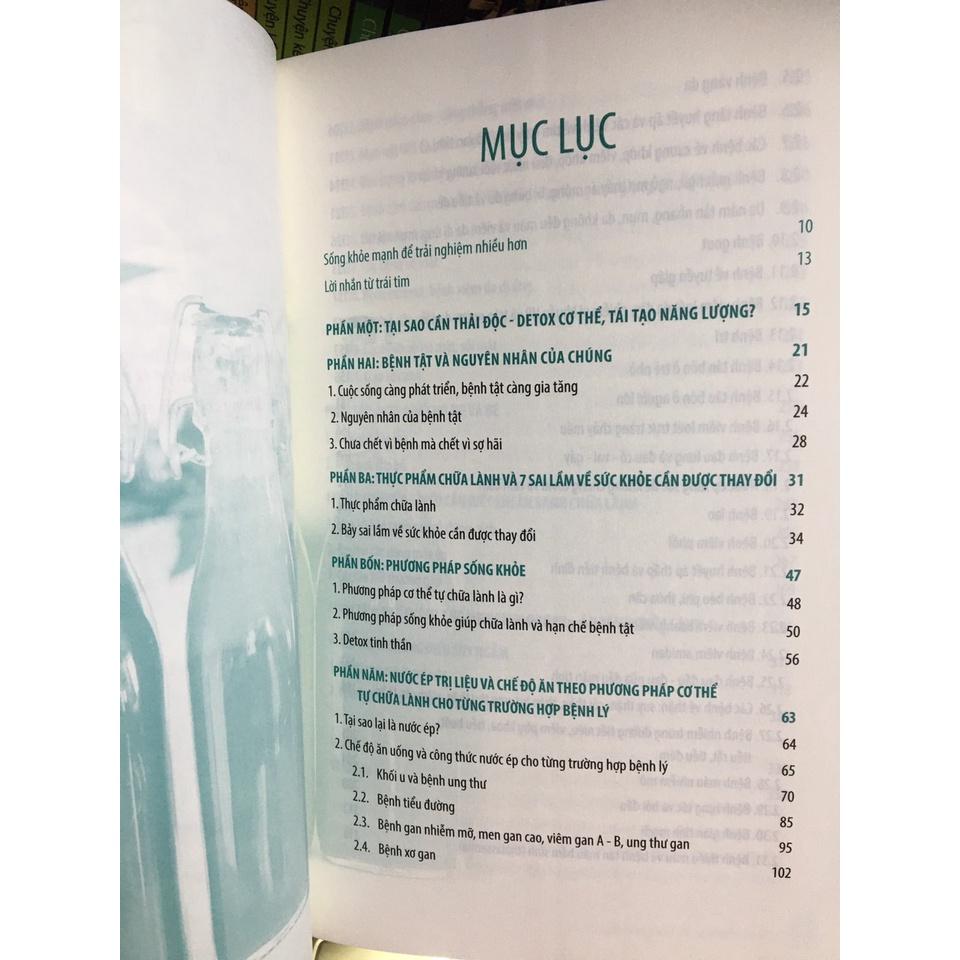 Sách - Nước ép trị liệu và chế độ ăn theo phương pháp cơ thể tự chữa lành - Thái Hà Sach24h
