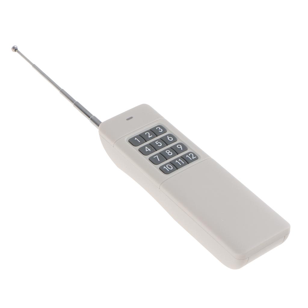 DC 12V Relay 12 CH Wireless RF Remote Control Switch Transmitter + Receiver