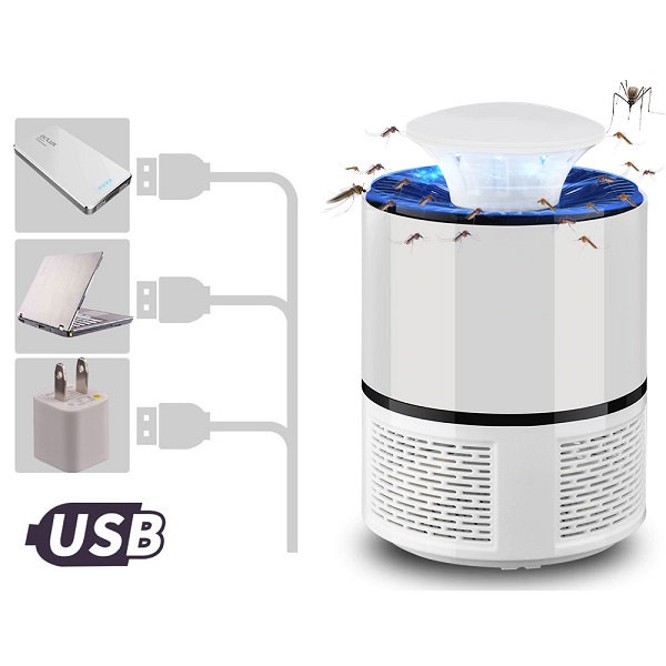 Máy bắt muỗi bóng đèn LED thông minh đầu cắm tiện dụng, nhẹ nhàng khi di chuyển