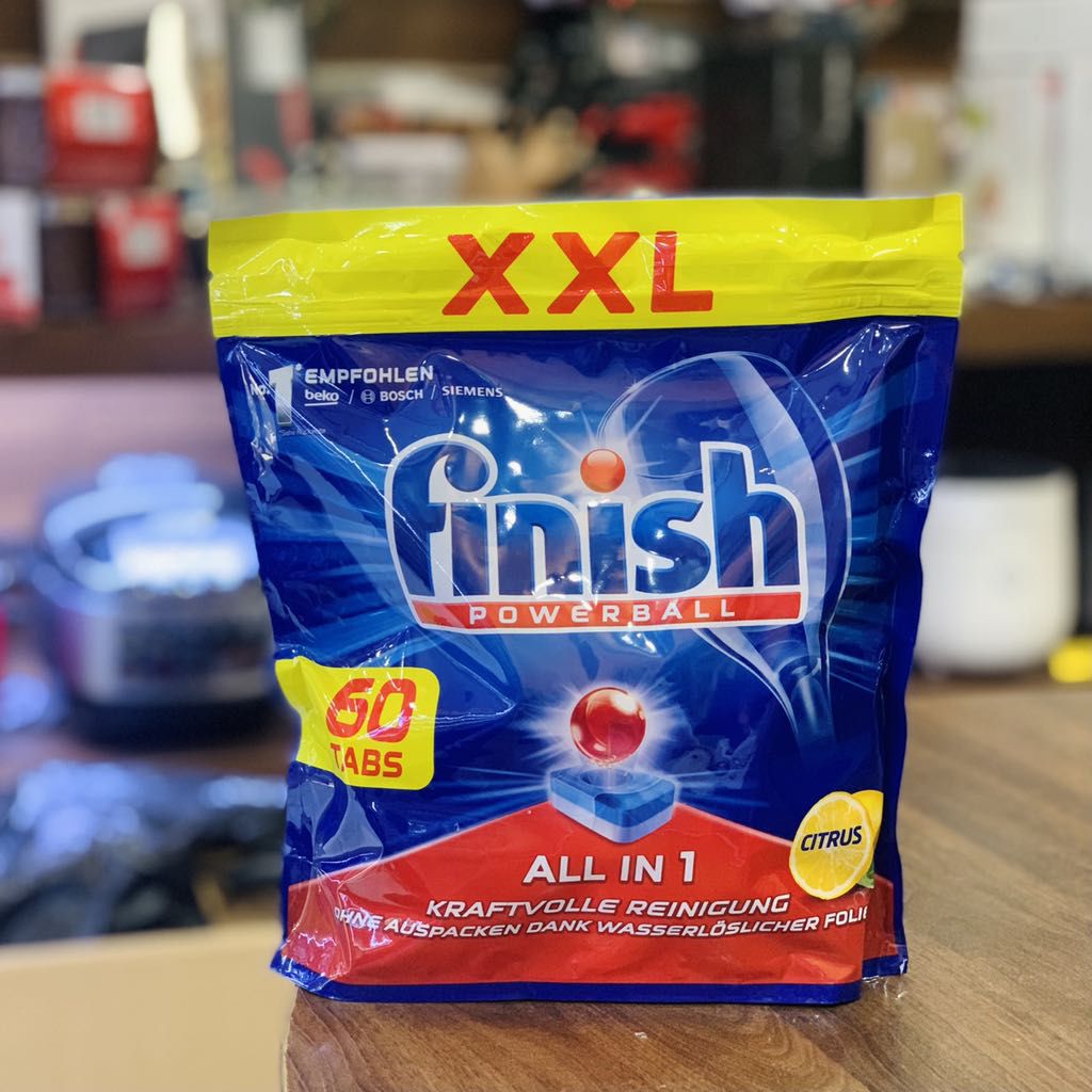 Viên rửa bát Finish All in 1 Max 60 viên