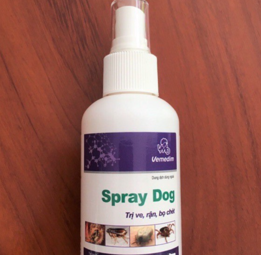 Xịt ve rận cho chó Spray dog Vemedim