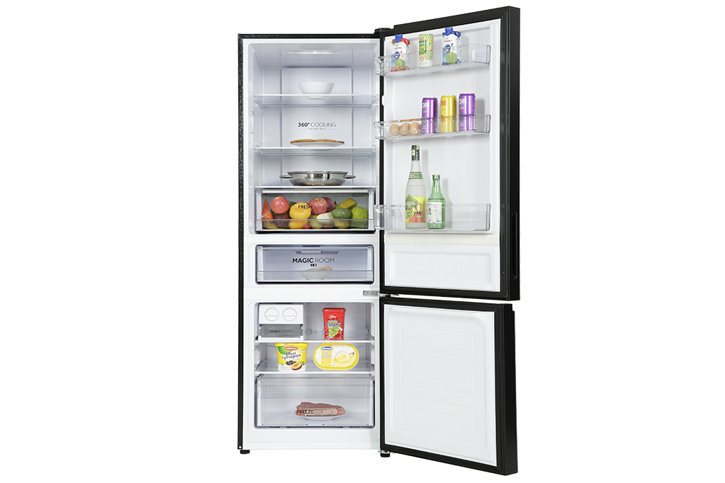 Tủ lạnh Aqua Inverter 292 lít AQR-B350MA(GM) - Hàng chính hãng - Chỉ giao HCM
