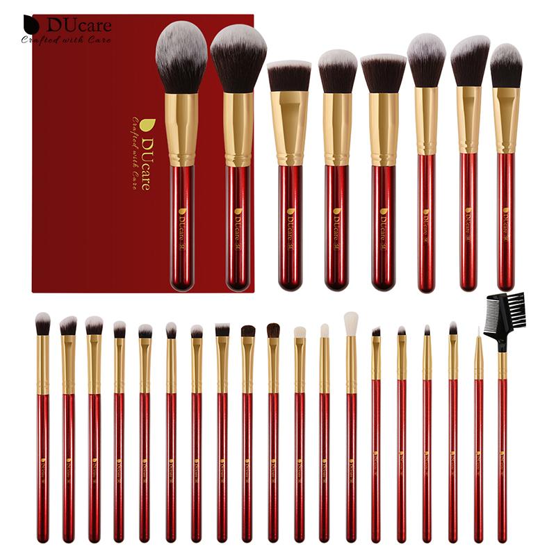 DUcare Cọ Trang Điểm 8-27 Chiếc Chuyên Nghiệp Nền Phấn Mắt Dạng Bút Lông Tổng Hợp Chất Lượng Cao Tóc Phòng Tắm