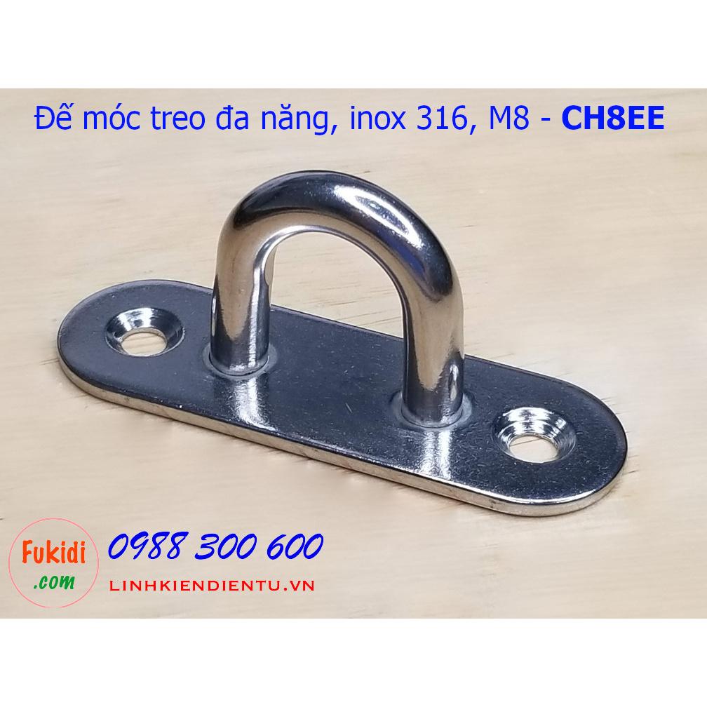 Móc treo ghế đu, xích đu, treo quạt trần inox 316 size M5, M6, M8, M10 - CHEE