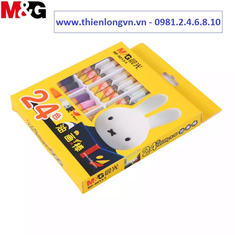 Sáp khô 24 màu 3D Miffi M&amp;G - MF9013-1 (90023)