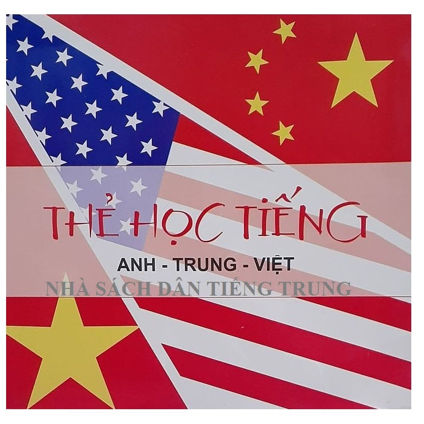 Flashcard tiếng Trung Anh Việt - Bộ thẻ học từ vựng tiếng Trung thông minh bộ 600 thẻ từ vựng anh hoa việt 20 chủ đề