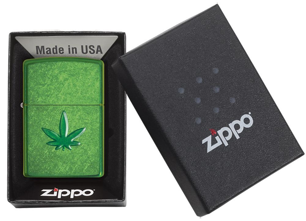 Bật Lửa Zippo Stamped Leaf 29662