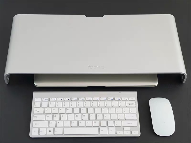 Kệ màn hình máy tính nhôm dày 3.5mm AF21 kiêm giá đỡ dành cho Imac, laptop Macbook và tivi cỡ lớn