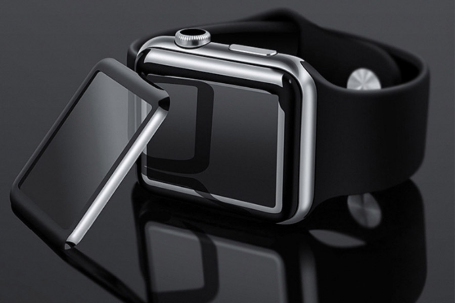Miếng dán Cường lực Apple Watch Coteetci 4D dành cho Apple Watch (hàng chính hãng)