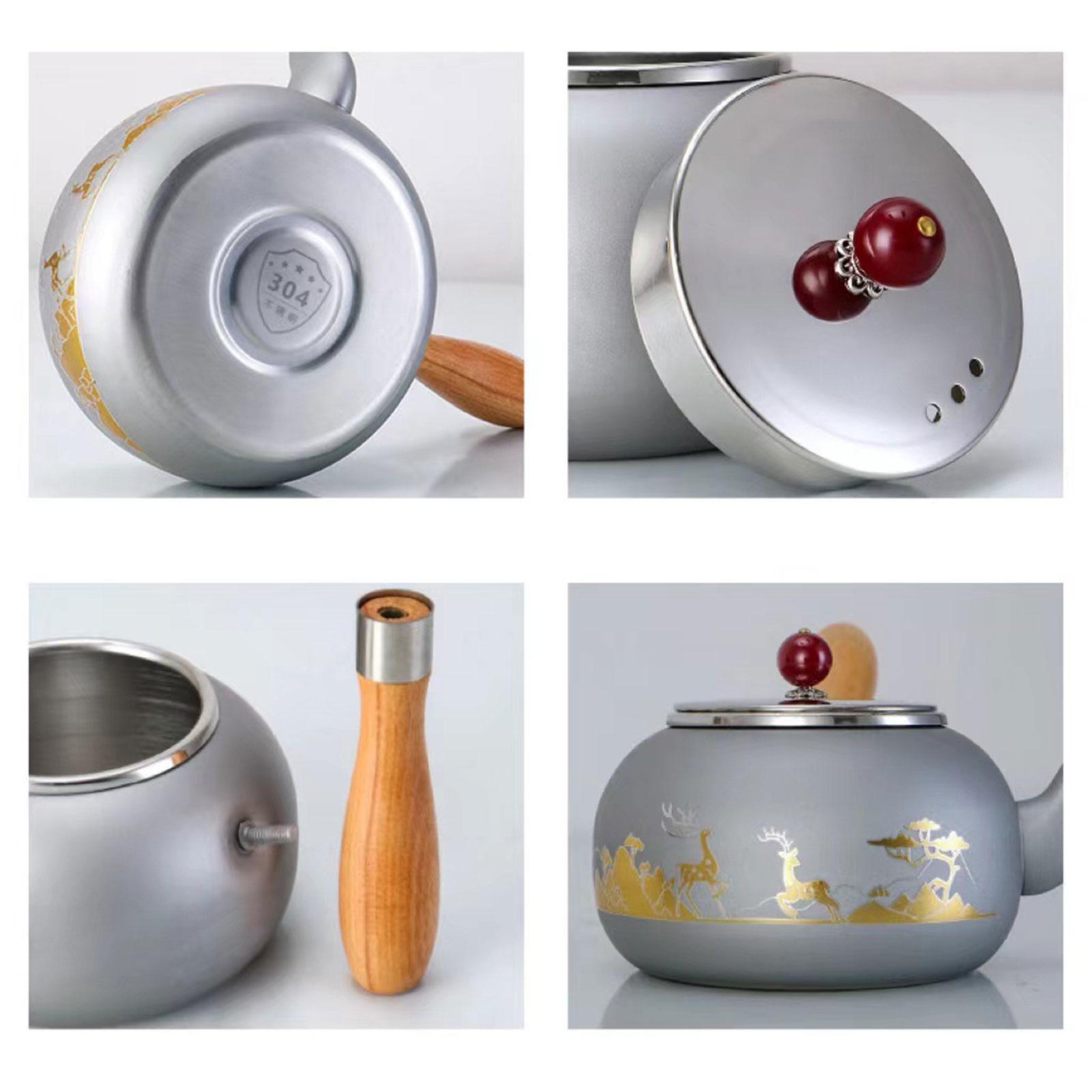 Tea Kettle Teapot Coffee Pot Garden Camp Picnic Fishing Camping Water Kettle