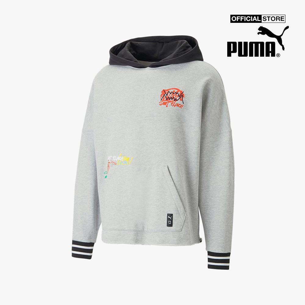 PUMA - Áo hoodie nam phối mũ Boroughs Ba