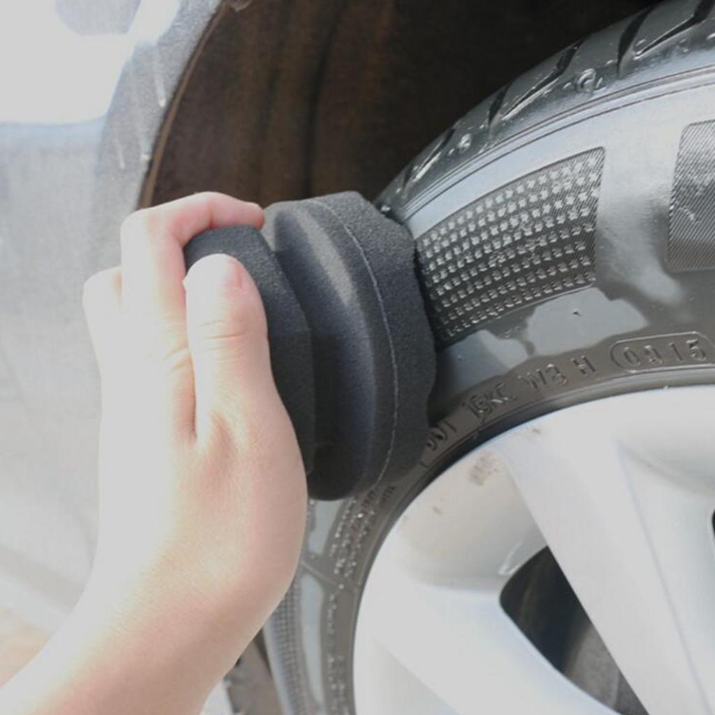 4Pieces Auto Car Sponge Polishing Buffing Pads 8cm and 11cm Cleaning Pads