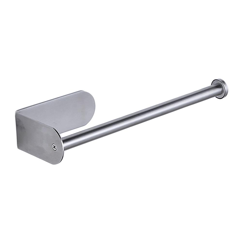 2pcs Stainless Steel Hanger Clip Organizer Tissue Holder Towel Storage Rack