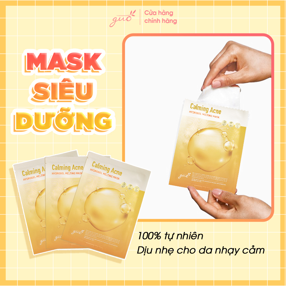 Mặt Nạ Collagen 4in1 GUO - Calming Acne Hydrogel Melting Mask 30ml