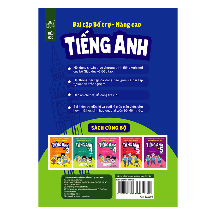 Hình ảnh Bộ Sách Tiếng Anh Lớp 3 Tập 1