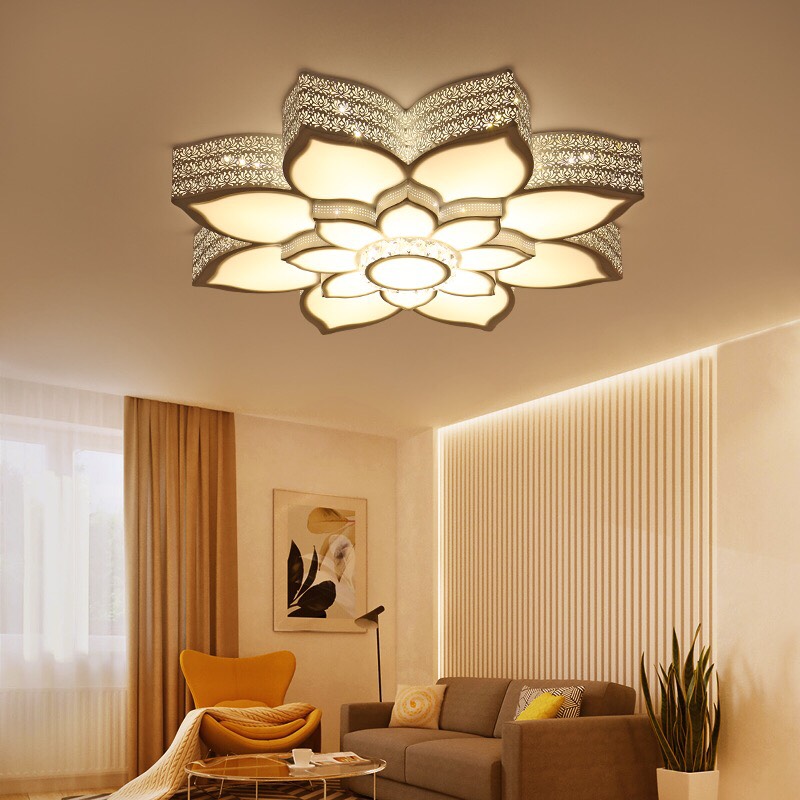 ĐÈN MÂM LED MIKA 3 MÀU ÁNH SÁNG TRANG TRÍ PHÒNG KHÁCH, PHÒNG NGỦ