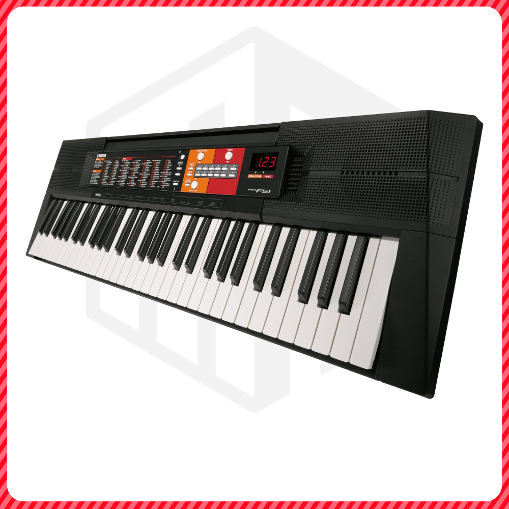 Đàn Organ Yamaha PSR F51 - Màu đen - Hàng chính hãng