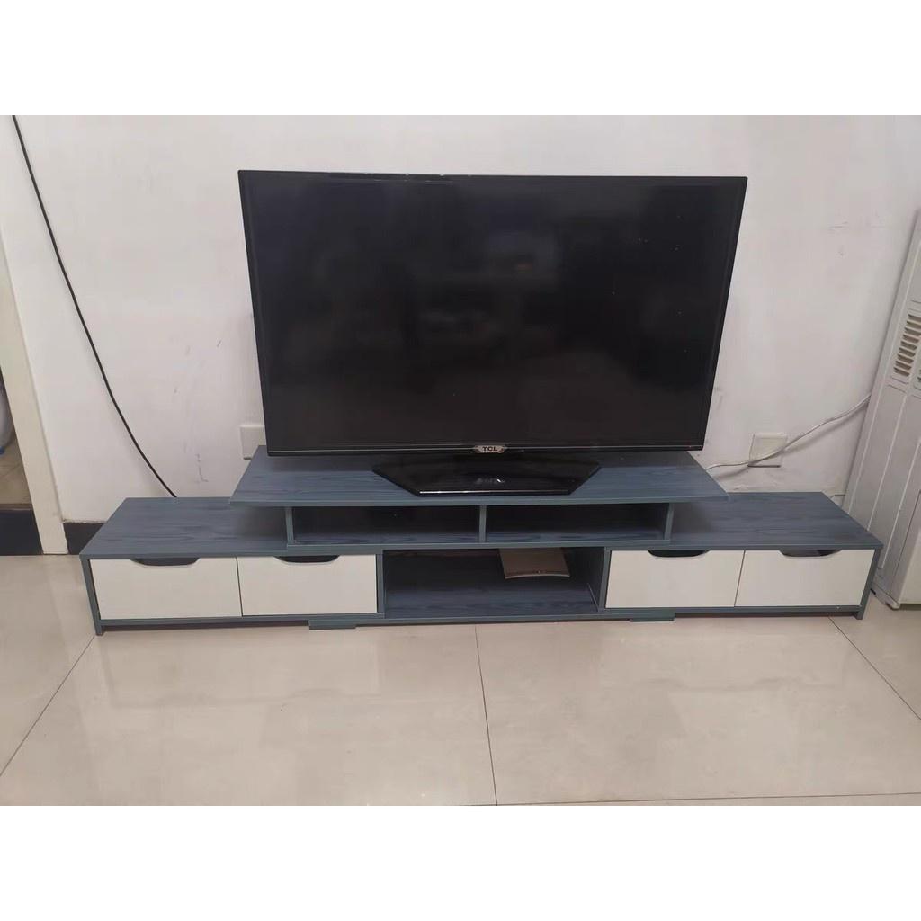 Kệ tivi tùy chỉnh kích thước A1966X (120-190)*30*32cm, Gỗ MDF 12mm phủ melamine chống thấm