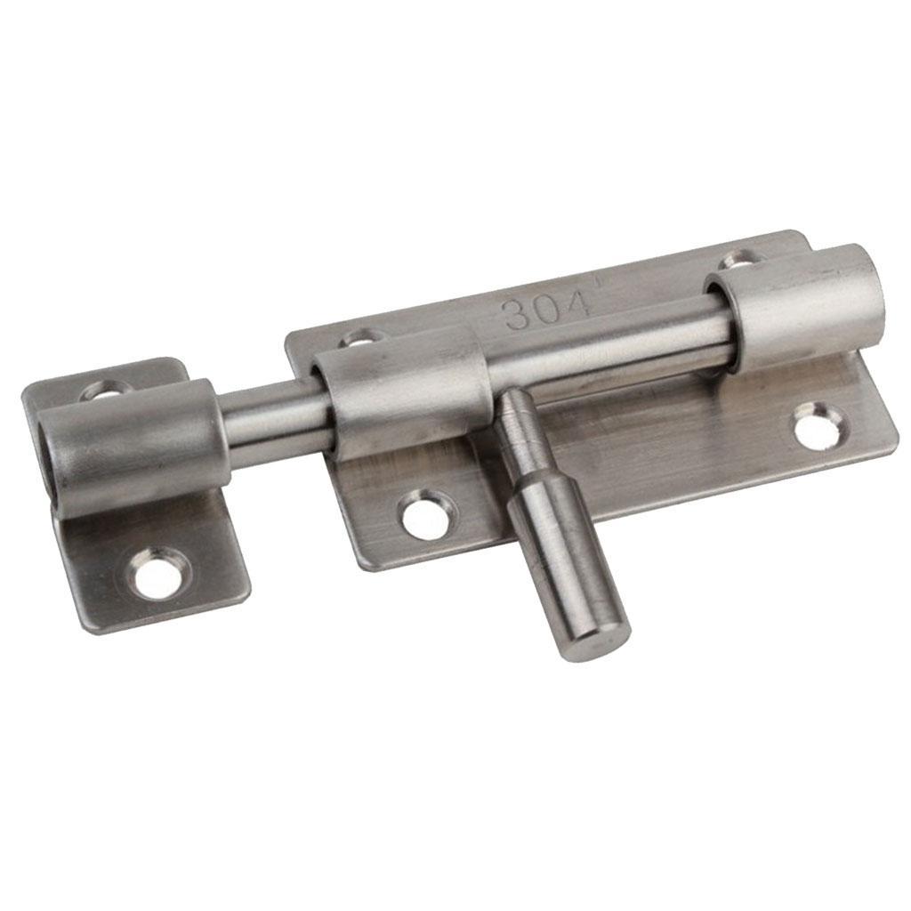 2X Door Window Latch Bolt Gate Lock Stainless Steel Door Hasp Latch Bolt